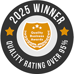 2025 Quality Business Award Winner Badge